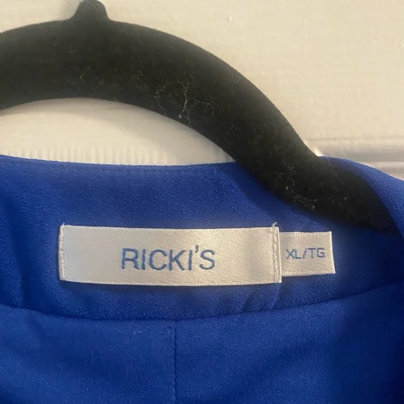 Ricki’s Blue Jacket with Zipper Accents - Picture 2 of 5